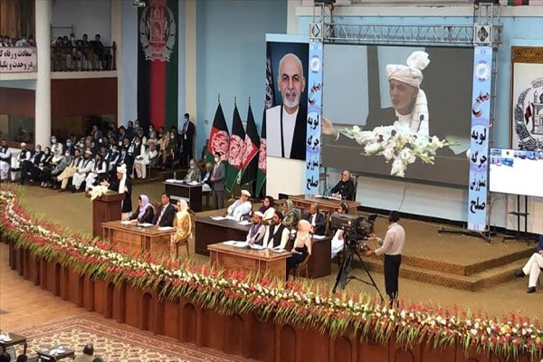 آغاز نشست لویه جرگه مشورتی صلح افغانستان آغاز نشست لویه جرگه مشورتی صلح افغانستان