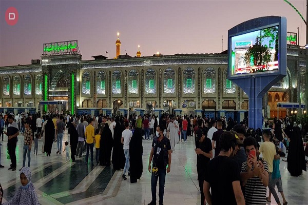 آذین‌بندی عتبات مقدس در عراق به مناسبت عید غدیر + عکس