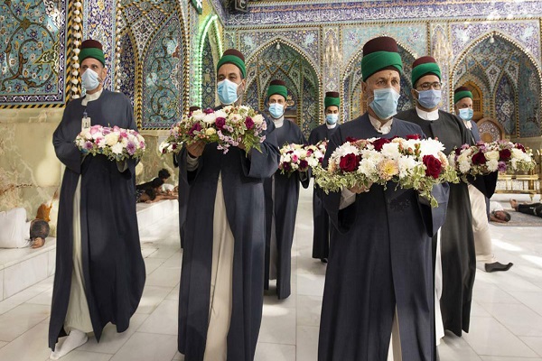 آذین‌بندی عتبات مقدس در عراق به مناسبت عید غدیر + عکس