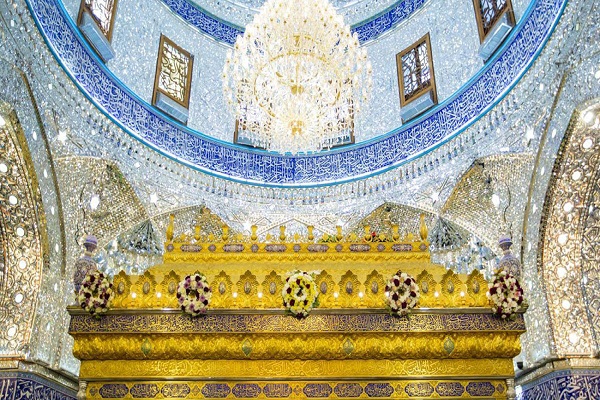 آذین‌بندی عتبات مقدس در عراق به مناسبت عید غدیر + عکس