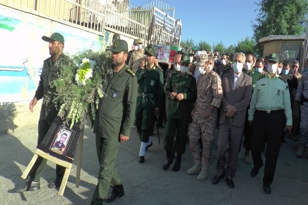 مراسم تشییع پیکر شهید مرزبان در سردشت برگزار شد