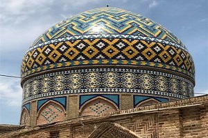 گنبد امامزاده &laquo;آمنه خاتون&raquo; قزوین مرمت شد