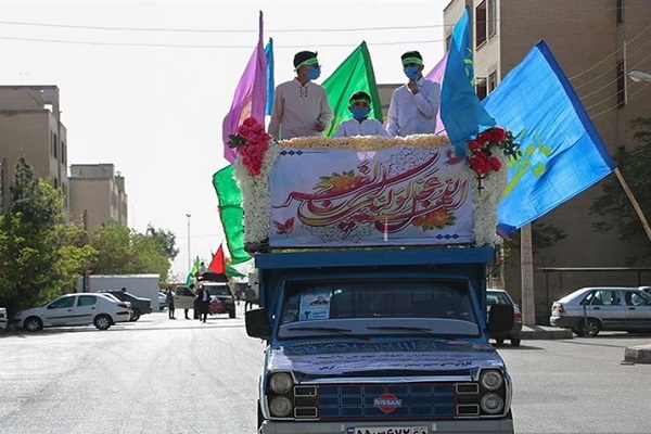 برپایی کاروان شادی در شب عید غدیر در خیابان&zwnj;های ملایر
