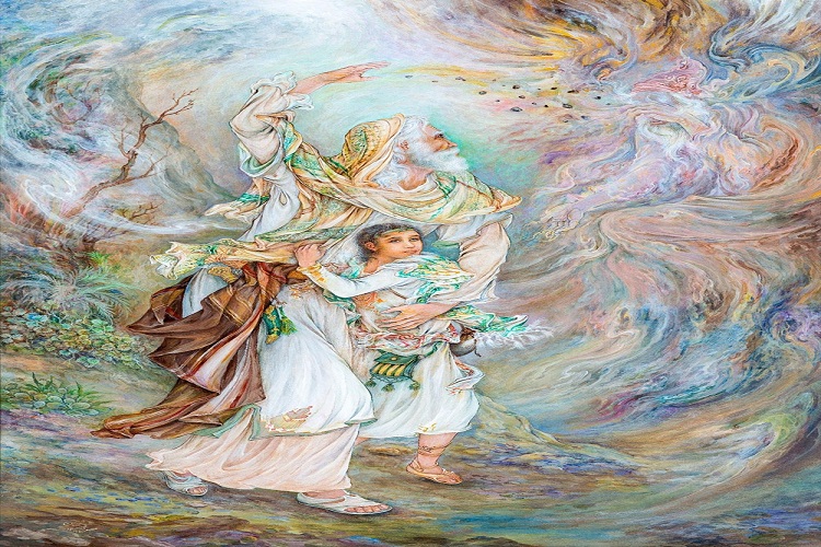 نمایش نگاره &laquo;رمی جمره&raquo; اثر استاد فرشچیان در موزه آستان قدس رضوی