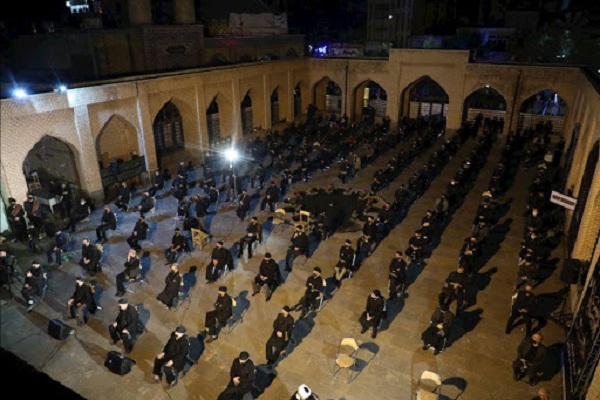 برگزاری همزمان دو مراسم عزاداری در مجموعه جهانی شیخ صفی&zwnj;الدین اردبیلی