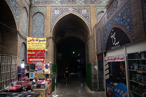 ارسال نشود////سیدعزیزالله مسجدی به قدمت تاریخ در قلب بازار تهران