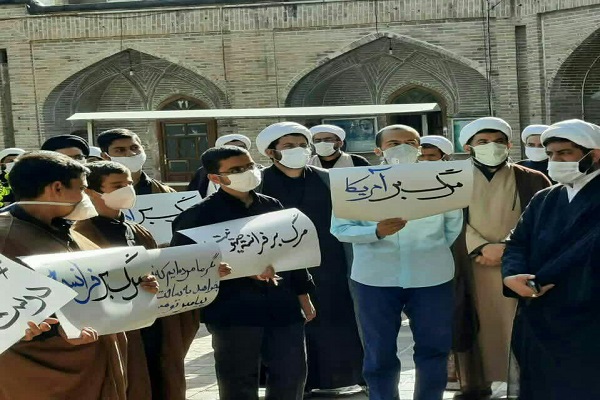اعلام انزجار طلاب تویسرکانی از اقدام وقیحانه نشریه فرانسوی