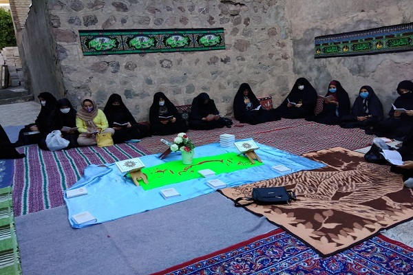 قرائت قرآن و اهدای ثواب قرائت به شهدای دفاع مقدس و انقلاب در هشتجین