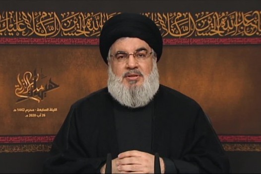 سخنرانی سیدحسن نصرالله آغاز شد