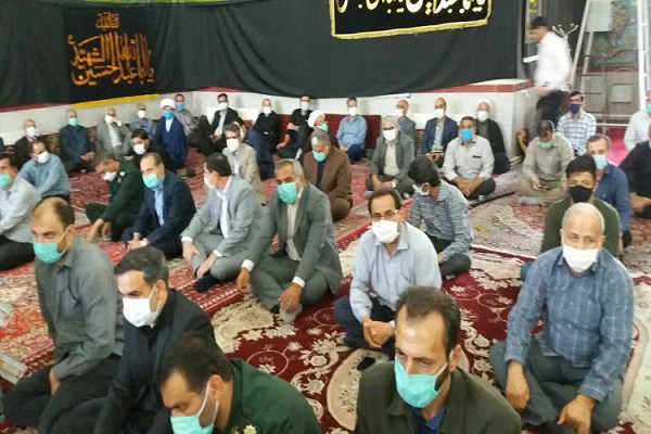 ادای احترام فرماندار ملایر به کادر درمانی و ایثارگران دفاع مقدس