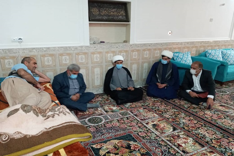 دیدار مسئولان دانشگاه علوم پزشکی یاسوج با جانبازان کهگیلویه