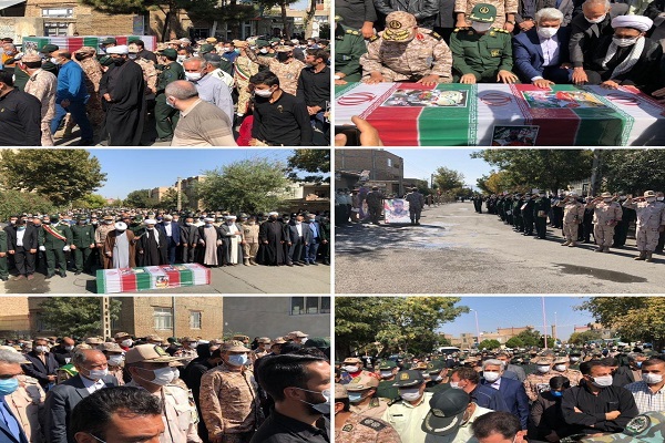 تشییع پیکر شهید &laquo;امین رحمانی اهرنجانی&raquo; در سلماس