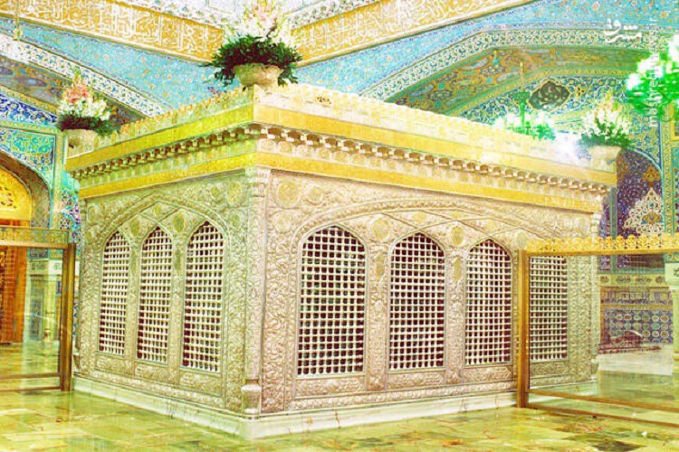 رونمایی از ضریح&zwnj;پوش مرقد امام رضا(ع) با قدمت بیش از یک قرن