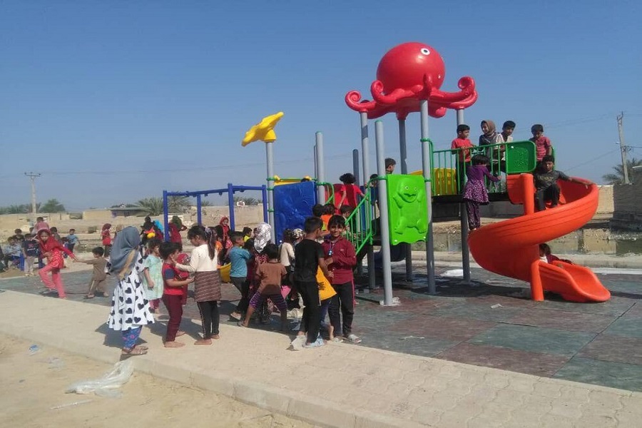 دستگاه پارک بازی در روستاهای محروم