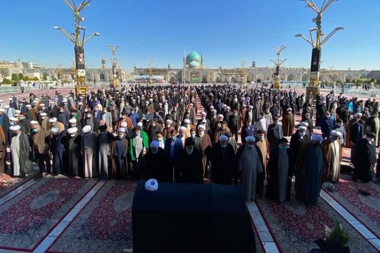 پیکر حجت&zwnj;الاسلام دیانی در حرم مطهر رضوی به خاک سپرده شد