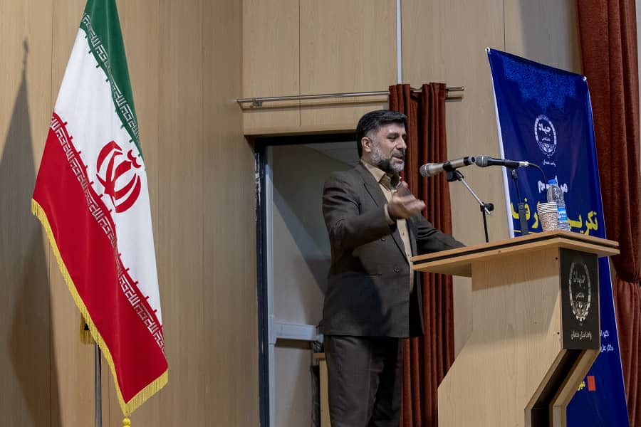 عکس | آئین تکریم و معارفه رئیس جهاد دانشگاهی همدان