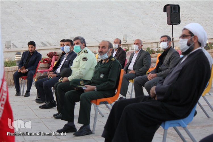 عکس | تجلیل از 40 خير پيشكسوت دفاع مقدس در همدان