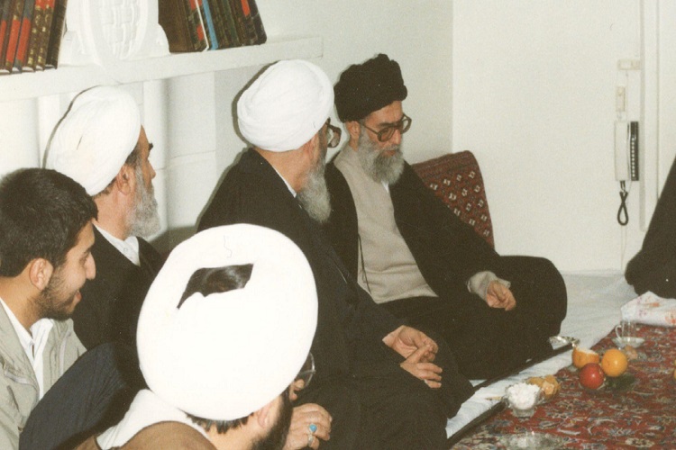 حضور آیت&zwnj;الله العظمی فاضل لنکرانی در دفاع مقدس