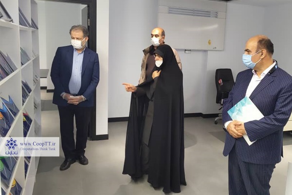 بازدید معاون تعاون وزارت تعاون، کار و رفاه اجتماعی از اندیشکده تعاون