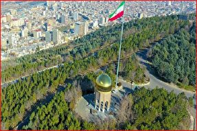 ساخت حسینیه در جوار شهدای گمنام پارک جنگلی ارومیه