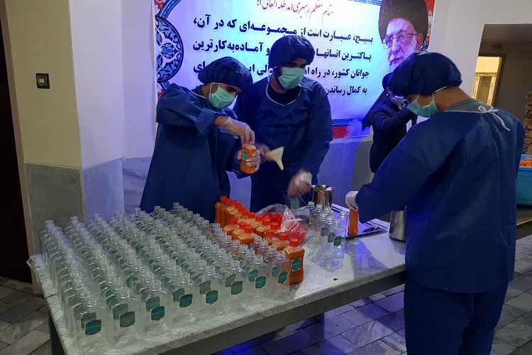 توزیع 1000 بطری آبمیوه طبیعی در بین کادر درمانی ملایر