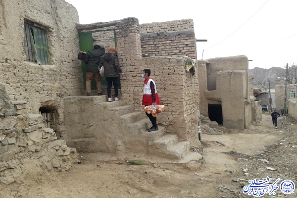 اعزام تیم نیکوکاری هلال احمر روستای اسکندر درمیان