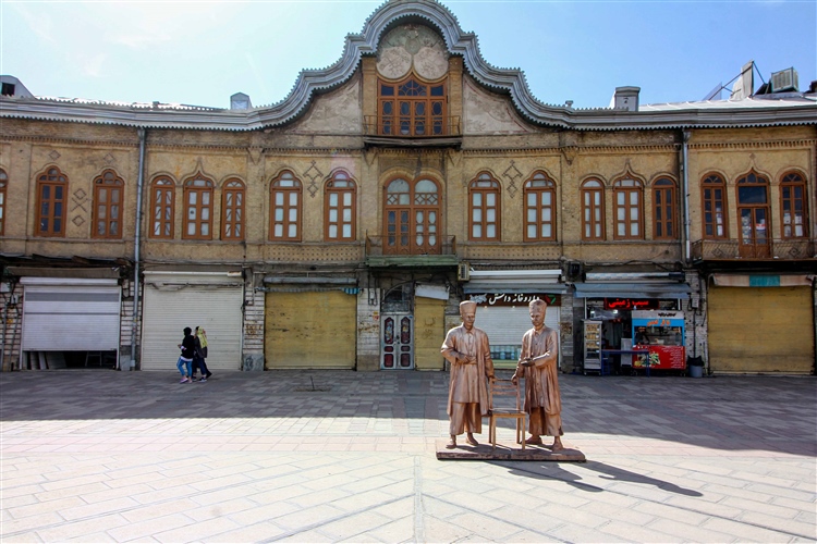 عکس | تعطیلی بازار همدان در موج چهارم کرونا