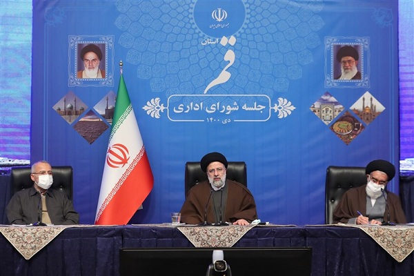 رئیس جمهور در شورای اداری قم