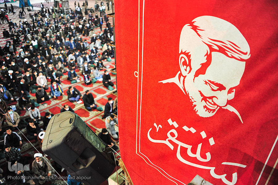 مراسم دومین سالگرد شهادت سردار سلیمانی در اهواز برگزار شد مراسم دومین سالگرد شهادت سردار سلیمانی در اهواز برگزار شد