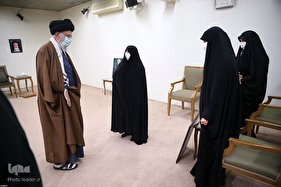 دیدار خانواده و اعضای ستاد بزرگداشت شهید حاج قاسم سلیمانی با رهبر انقلاب