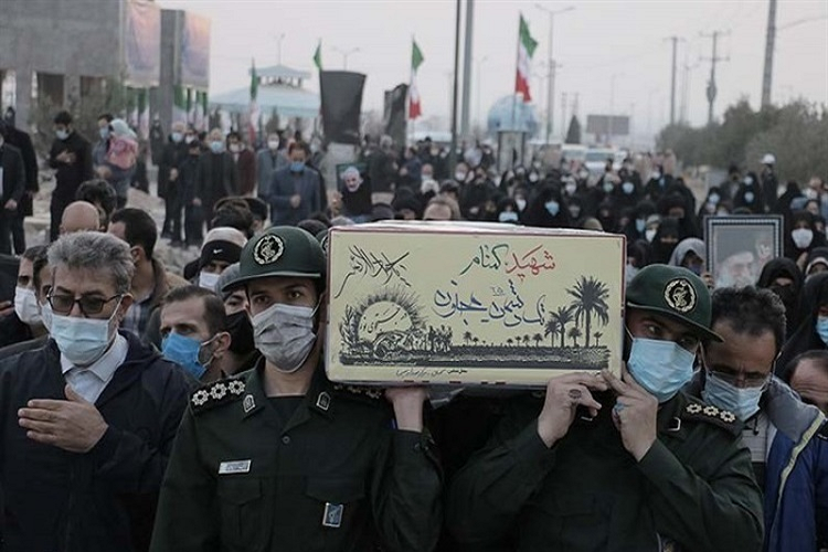 مراسم استقبال از ۶ شهید در سمنان برگزار شد