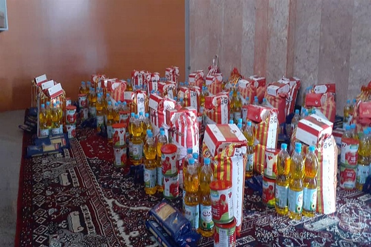 اهدای ۱۲۰۰ بسته معیشتی