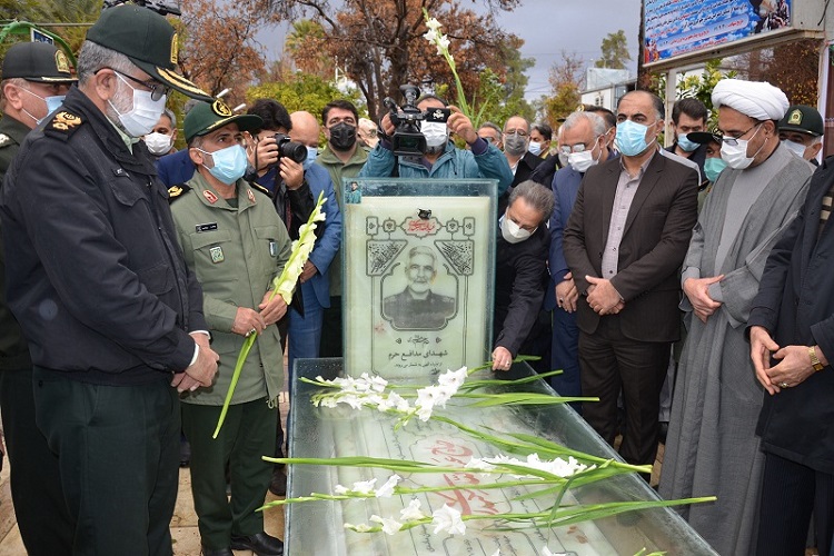 گلباران مزار شهدا، سالگرد شهادت سردار سلیمانی