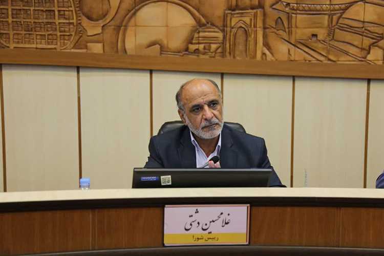 غلامحسین دشتی، رئیس شورای شهر یزد