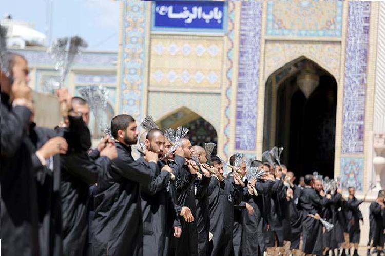 دسته&zwnj;جات عزداری، سوگواری فاطمی، حرم شاهچراغ(ع)