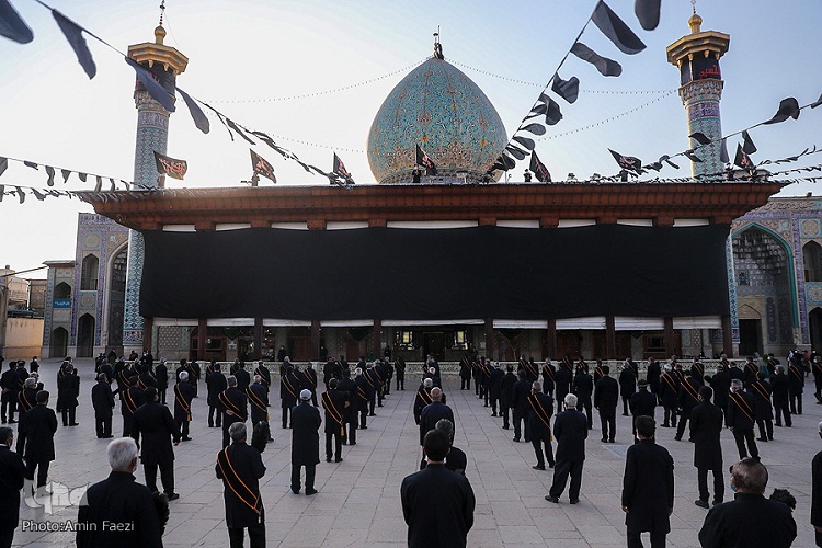 حرم شاهچراغ(ع)، سوگواری 