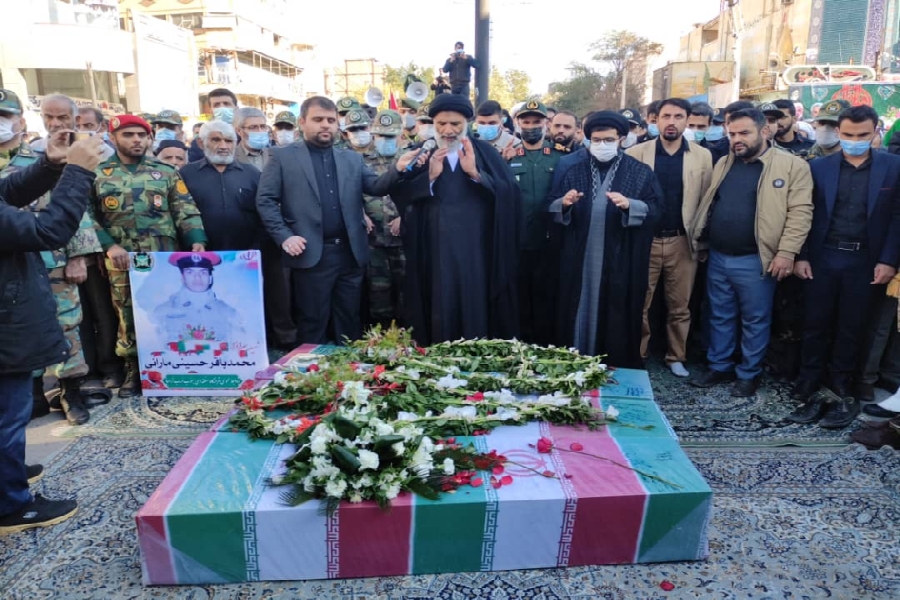 مراسم تشييع پیکرهای پاک 3 شهید دفاع مقدس در اهواز آغاز شد