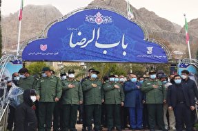 عکس | ادای احترام سردار سلامی به سیدالشهدای جبهه مقاومت