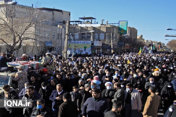تشییع شهید در قم