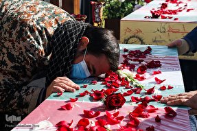 عکس | تدفین ۲ تن از شهدای گمنام دفاع مقدس - مشهد