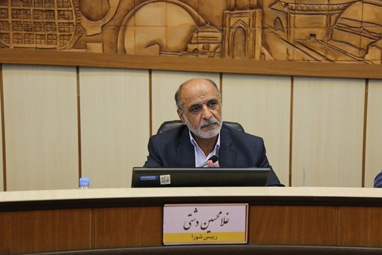 غلامحسین دشتی، رئیس شورای شهر یزد