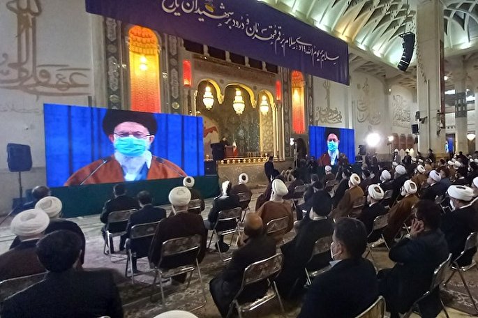 سخنرانی زنده تلویزونی رهبر انقلاب با مردم قم