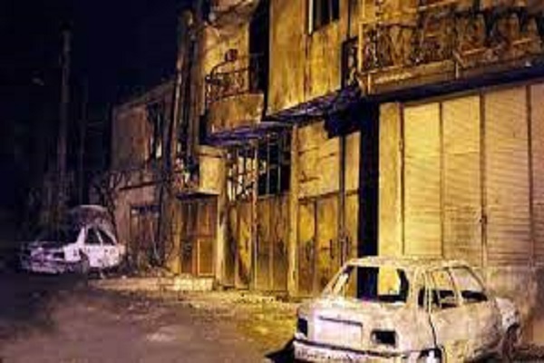  منازل آسیب دیده حادثه حسین&zwnj;آباد 