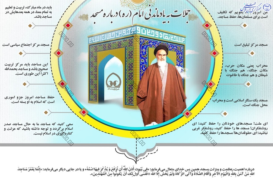 اینفوگرافی | امام خمینی(ره) و اهمیت مساجد