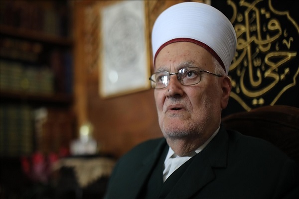 بستری شدن خطیب مسجد الاقصی در بیمارستان