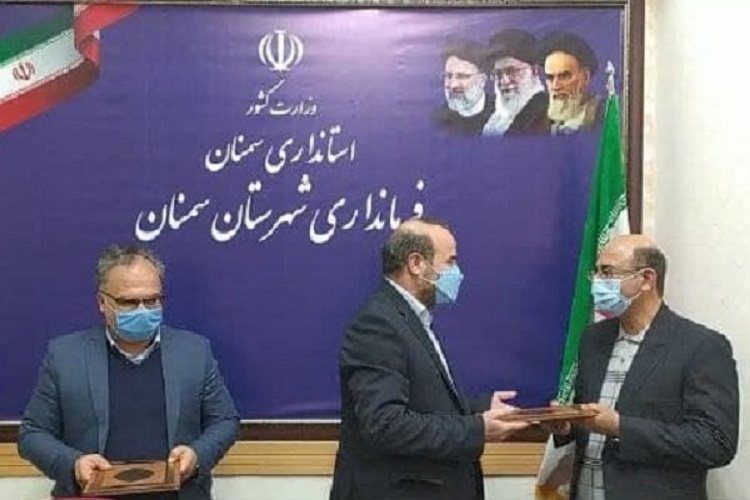 حکم استاندار سمنان حسن اقوامی پناه فرمانداری سمنان اقوامیپناه سرپرست فرمانداری سمنان شد