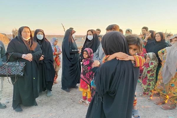 امداررسانی بنیاد بین‌المللی خیریه آبشار عاطفه‌ها در مناطق سیل زده کرمان