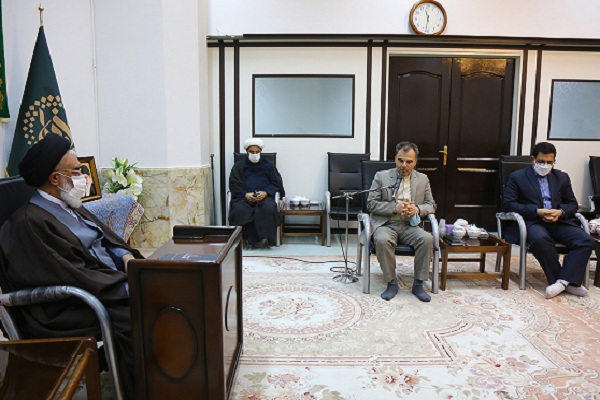 دیدار مدیرکل امور قرآن، عترت و نماز وزارت آموزش و پرورش با آیت&zwnj;الله سعیدی