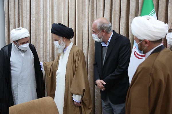آیت الله سیدهاشم حسینی بوشهری، رئیس جامعه مدرسین