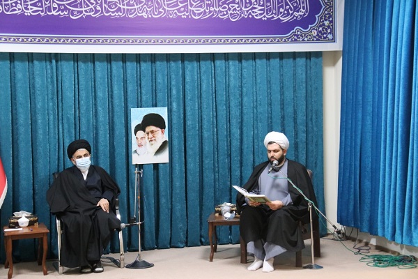 منصور امامی مدیرکل تبلیغات اسلامی آذربایجان غربی سیدمهدی قریشی نماینده ولی فقیه در آذربایجان غربی 